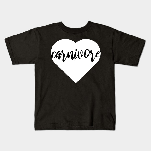 Carnivore Kids T-Shirt by Galeaettu